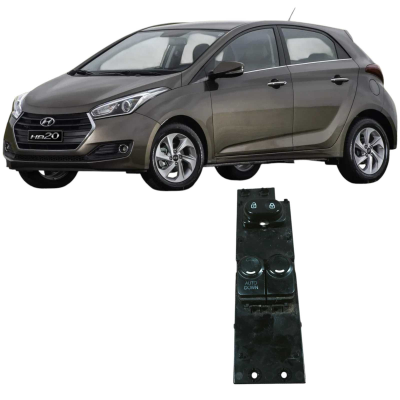 Comando Vidro Dianteiro Esquerdo Hyundai Hb20 2016 Original