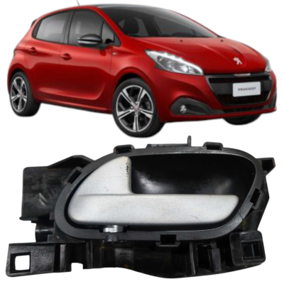 Maçaneta Interna Traseira Esquerda Peugeot 208 Allure 2017