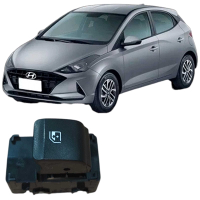 Botão Vidro Dianteiro Direito Hb20 2017 1.0 3C 93581R1210