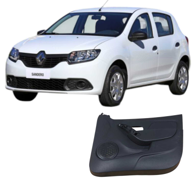 Forro Porta Dianteira Direita Renault Sandero 2017 Original