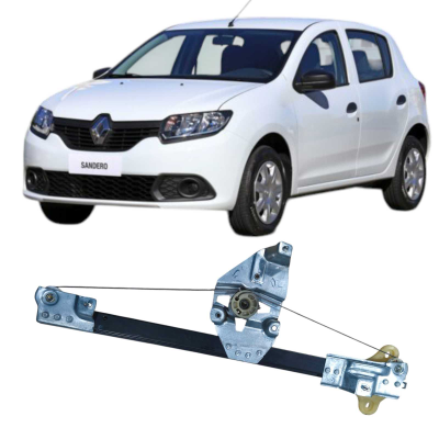 Máquina Vidro Dianteiro Direito Renault Sandero 2017