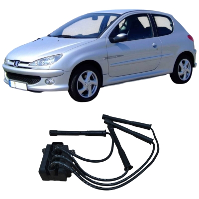 Bobina Ignição Peugeot 206 Soleil 2004 1.0 Original