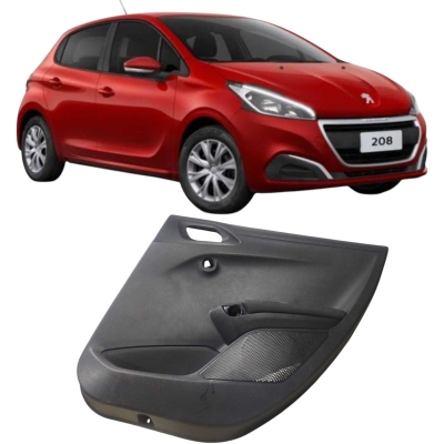 Forro Porta Traseira Direita Peugeot 208 1.2 3C 2019 8392775