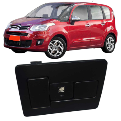 Moldura Botão Trava Vidro Citroen C3 Picasso 2014 9672534177