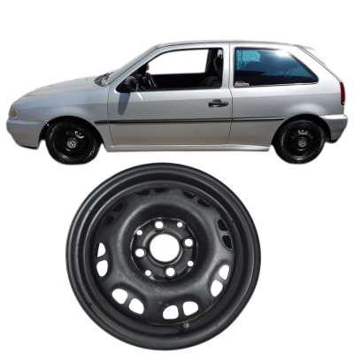Roda Ferro Aro 13 4 Furos Volkswagen Gol Voyage 5W0601027