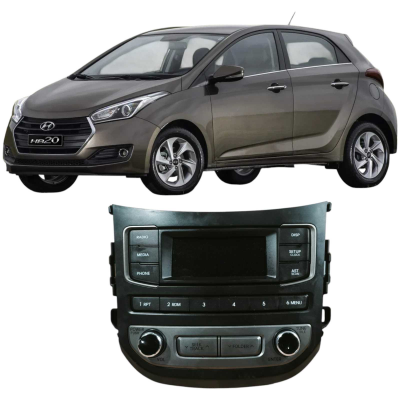 Radio Mp3 Blutooh Hyundai Hb20 2016 1.0 3C Original 