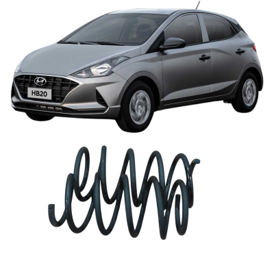  Par Mola Traseira Hyundai Hb20 2020 1.0 3C Original