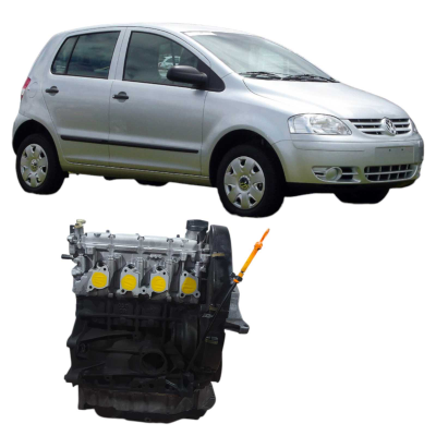 Motor Parcial Polo Fox Spacefox 1.6 2007 Flex 103Cv 