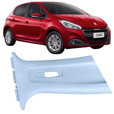 Moldura Coluna Central Direita Peugeot 208 2019 Original