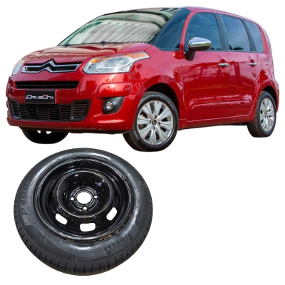 Roda Aro 15 Citroen C3 C4 9643202580 4 Furos