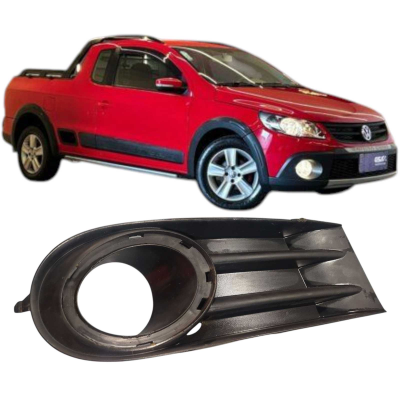 Moldura Farol Milha Direito Saveiro Gol G5 2010(Com Detalhe)