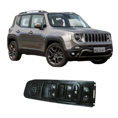 Botão Vidro Elétrico Motorista Jeep Renegade 2019 30171110