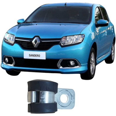Abraçadeira Emborrachada Presilha Cabo Renault Sandero 2017