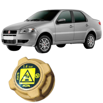 Tampa Reservatório Água Radiador Fiat Siena 2013 Original