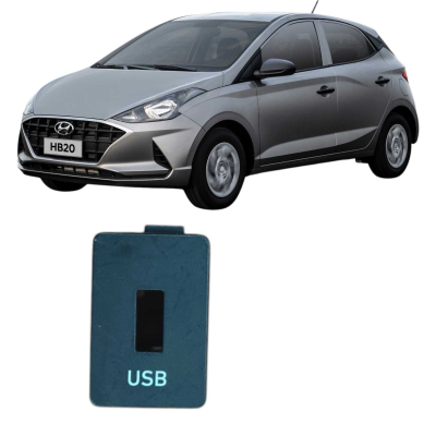  Botao Usb Painel Hyundai Hb20 1.0 3C 2020 Original