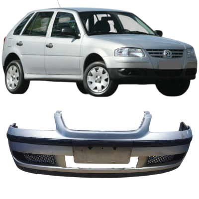 Para-Choque Dianteiro Cinza Volkswagen Gol 2005 377807221