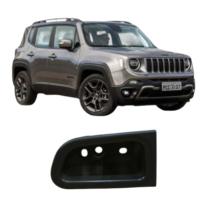 Puxador Porta Dianteira Esquerda Jeep Renegad 2019 735580163