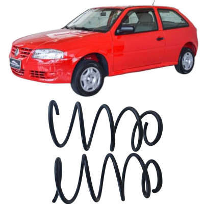 Par Molas Suspensão Dianteira Volkswagen Gol 1.0 2010 2011